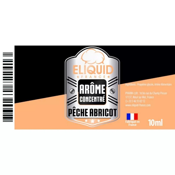 AROME PECHE ABRICOT 10ml - ELIQUID FRANCE