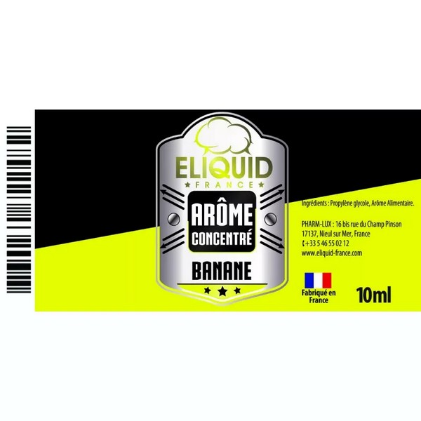 AROME BANANE 10ml - Eliquid France