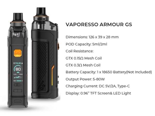 Kit Armour GS DTL Vaporesso – Image 5