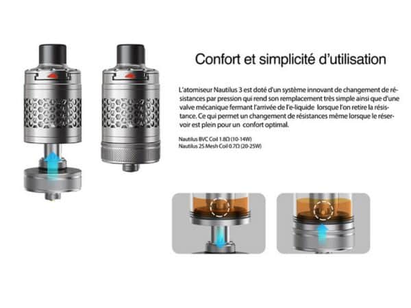 Clearomiseur NAUTILUS 3S Tank - Aspire – Image 4