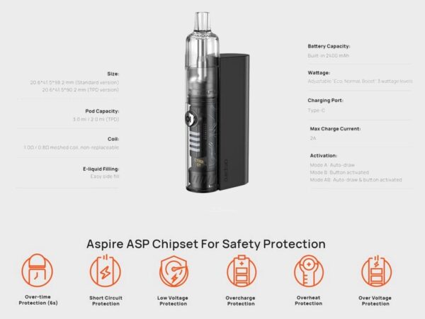 Kit CYBER GT 2400mAh - Aspire – Image 10