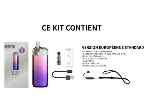 Kit Tech247 1800mAh Smok – Image 3