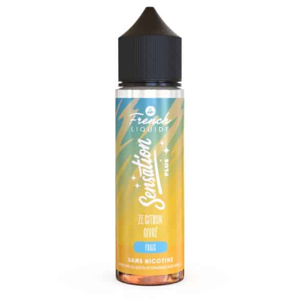 E-liquide Sensation Plus Citron givrée 50ml - Le French Liquide E-liquide Sensation Plus Citron givrée 50ml - Le French Liquide