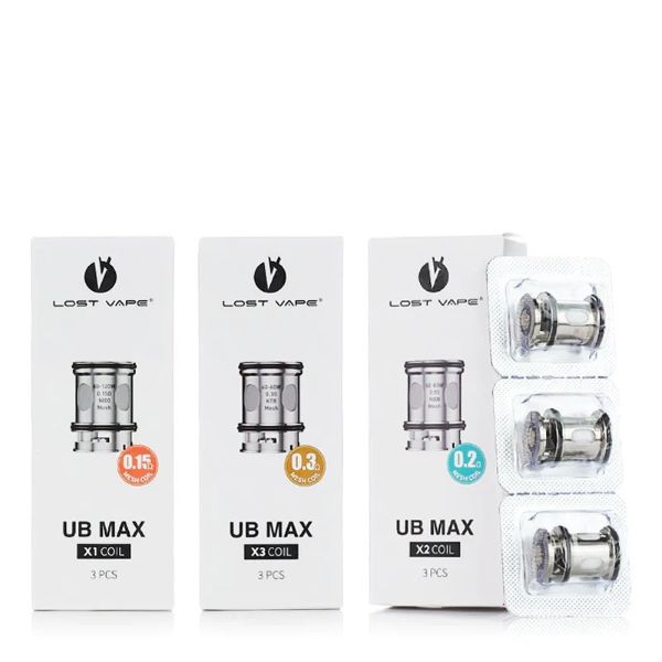 Résistances UB Max V2 X3 - Lost Vape Résistances UB Max V2 X3 - Lost Vape