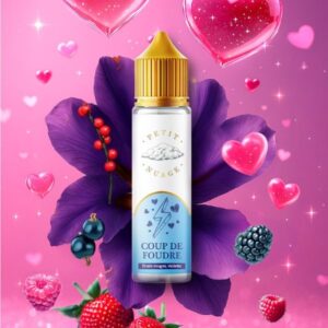 Boutique de e-liquide et e-cigarette à Bordeaux E-liquide Petit Nuage Coup de Foudre 50ml - Levest