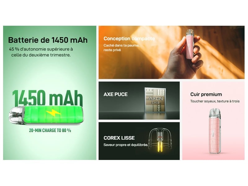 Kit Luxe Q3 1450mAh - Vaporesso Kit Luxe Q3 1450mAh - Vaporesso – Image 7