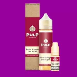 Boutique de e-liquide et e-cigarette à Bordeaux E-liquide Pulp Fruits Rouges des Alpes Pack 60ml - 3mg