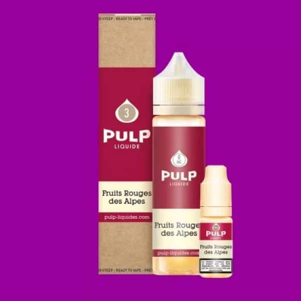 E-liquide Pulp Fruits Rouges des Alpes Pack 60ml - 3mg E-liquide Pulp Fruits Rouges des Alpes Pack 60ml - 3mg