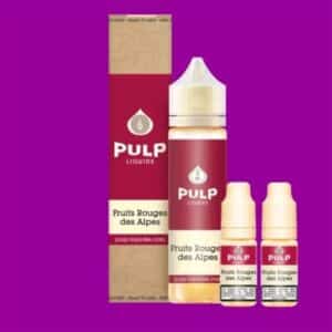 Boutique de e-liquide et e-cigarette à Bordeaux E-liquide Pulp Fruits Rouges des Alpes Pack 60ml - 6mg