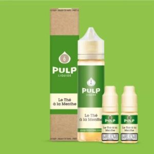 Boutique de e-liquide et e-cigarette à Bordeaux E-liquide Pulp Le Thé à la Menthe pack 60ml