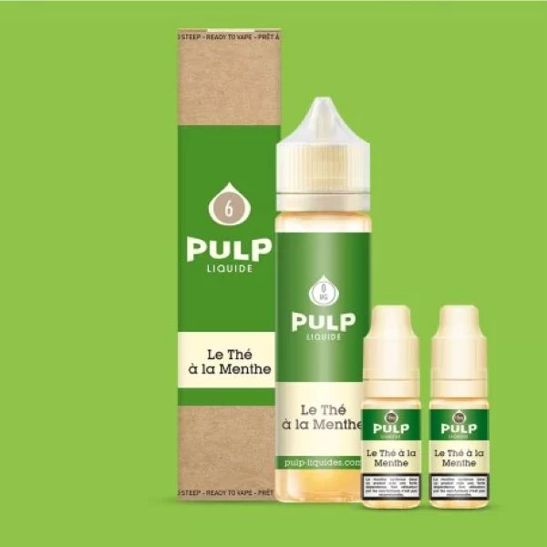 E-liquide Pulp Le Thé à la Menthe pack 60ml E-liquide Pulp Le Thé à la Menthe pack 60ml