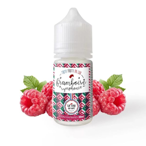 Concentré Framboise Symphonie 30ml - Le Coq qui Vape Concentré Framboise Symphonie 30ml - Le Coq qui Vape