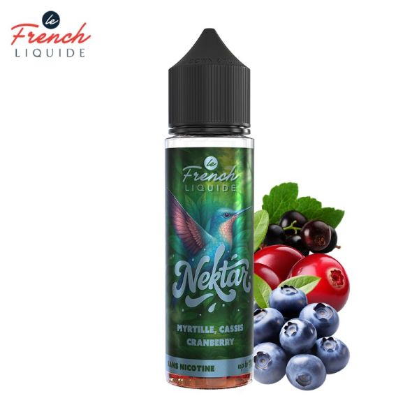 E-liquide Nektar Myrtille Cassis Cranberry 50ml - Le French liquide E-liquide Nektar Myrtille Cassis Cranberry 50ml - Le French liquide
