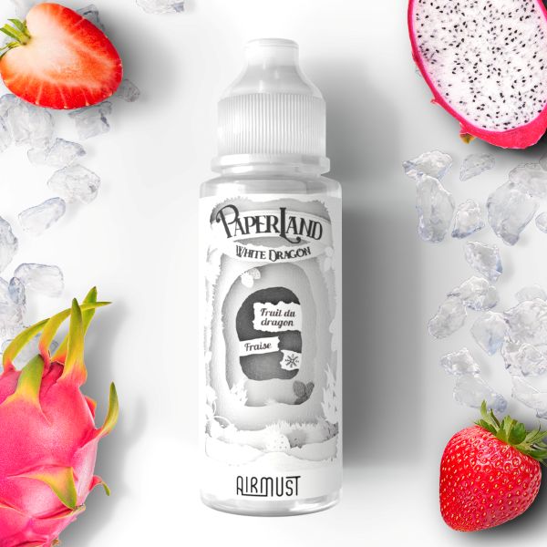E-liquide Paperland White Dragon 100ml/0mg - Airmust E-liquide Paperland White Dragon 100ml/0mg - Airmust