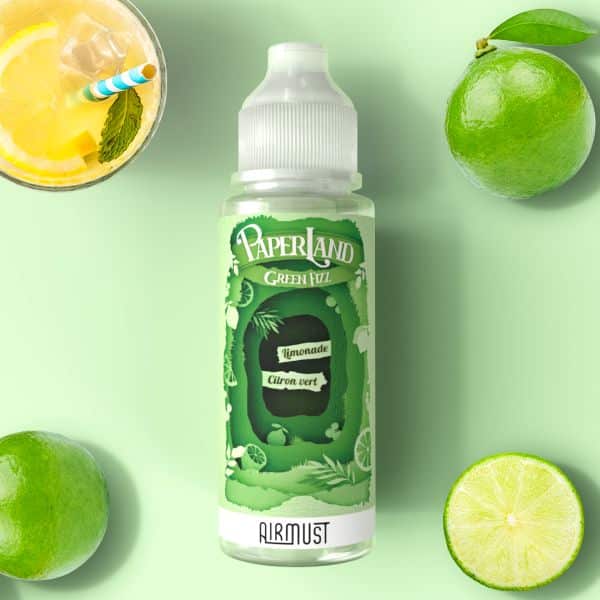 E-liquide Paperland Green Fizz 100ml/0mg - Airmust E-liquide Paperland Green Fizz 100ml/0mg - Airmust