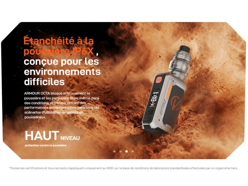 Kit Armour OCTA 220W - Vaporesso Kit Armour OCTA 220W - Vaporesso – Image 5